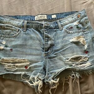 Lucky ladybug shorts